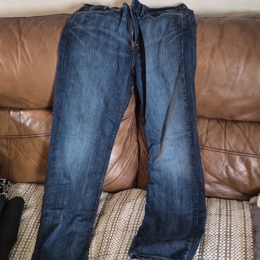 Levi's Men's Dark Blue Relaxed Jeans